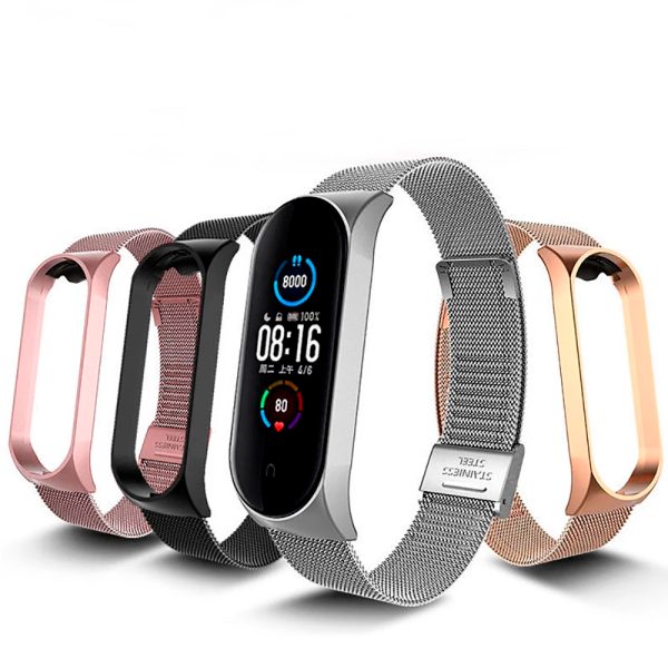 Pulseras de Mi Band 5/6 Metalicas