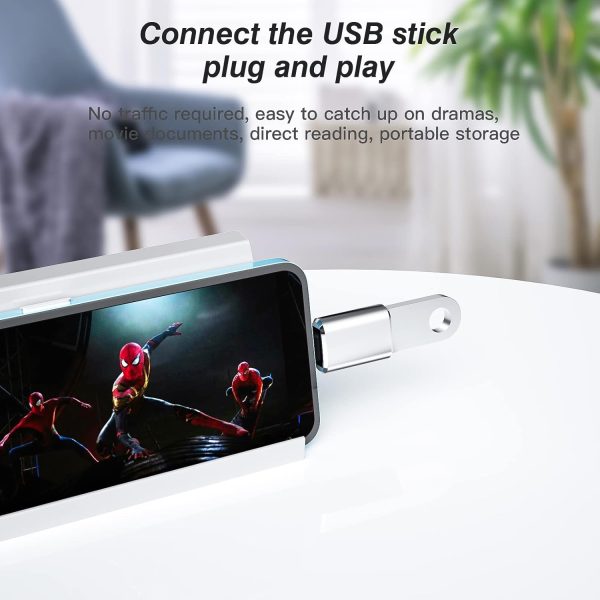 Adaptador OTG para iPhone Lightning a USB - Imagen 2